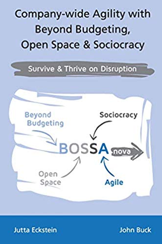 Company-wide Agility with Beyond Budgeting, Open Space & Sociocracy: Survive & Thrive on Disruption Book Cover