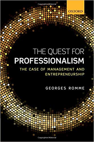 The Quest for Professionalism: The Case of Management and Entrepreneurship Book Cover